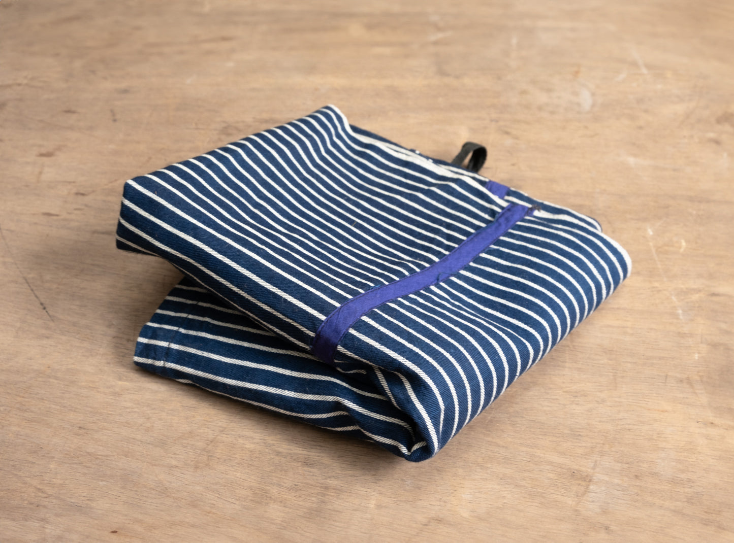 Vintage Pinstripe Waist Apron