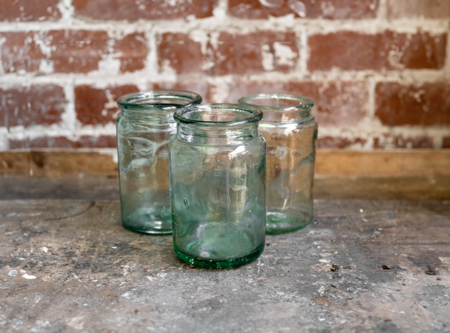 Round Glass Preserve Jars