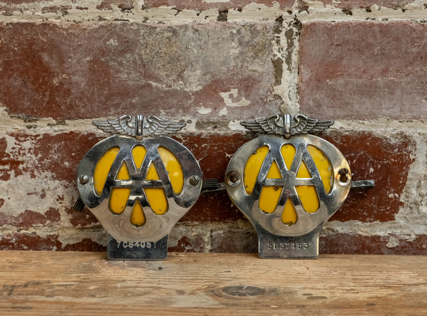 Vintage AA Car Badge