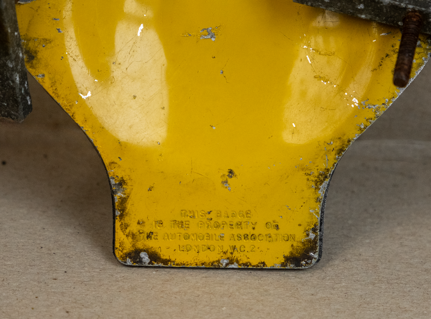 Vintage AA Car Badge