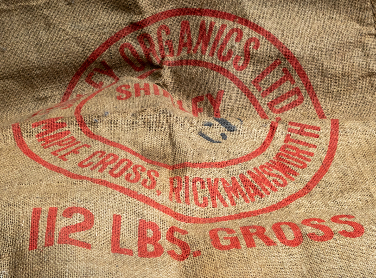 'Shirley Organics' Grain Sack