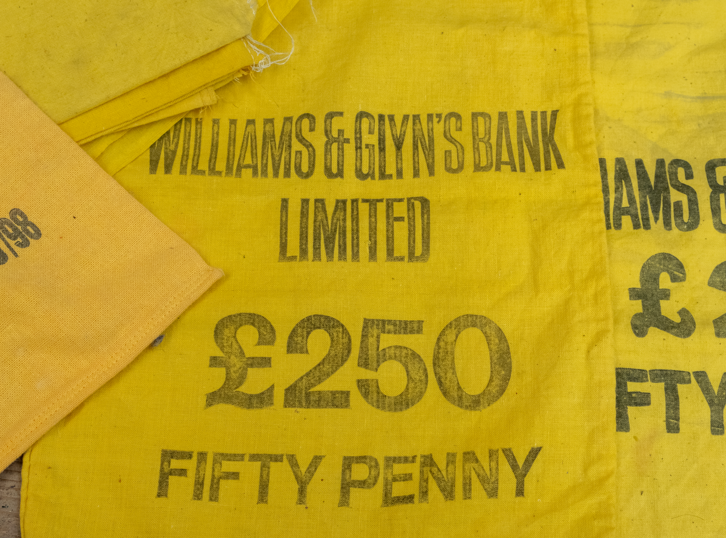 Vintage Cash Banking Bag