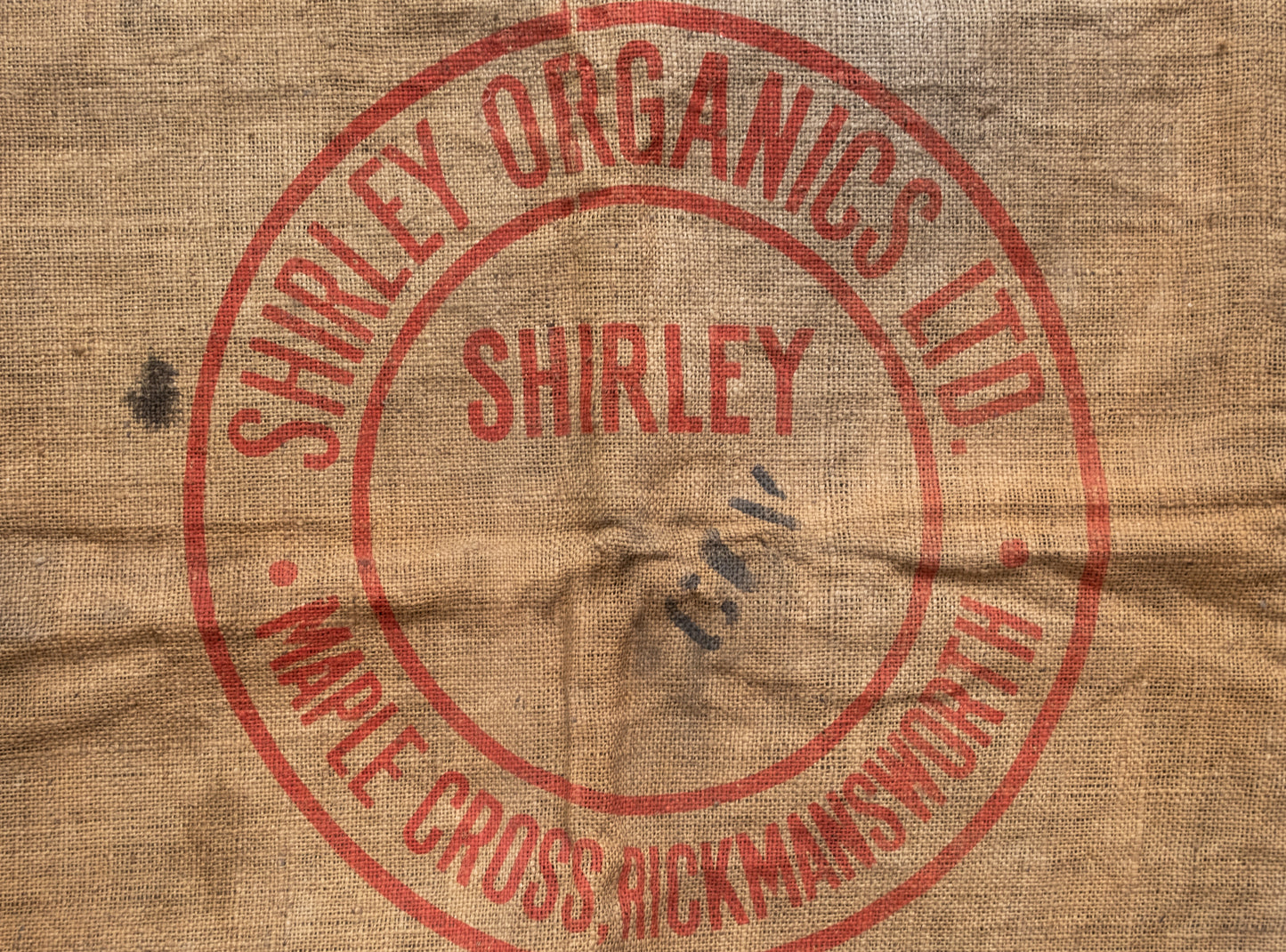 'Shirley Organics' Grain Sack