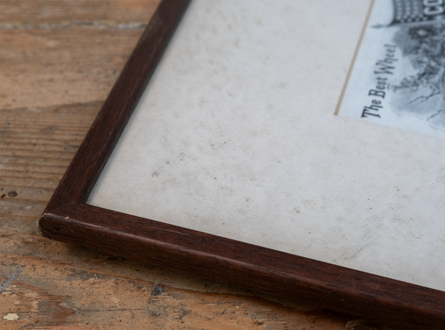 Vintage Framed Columbia Bicycles Print