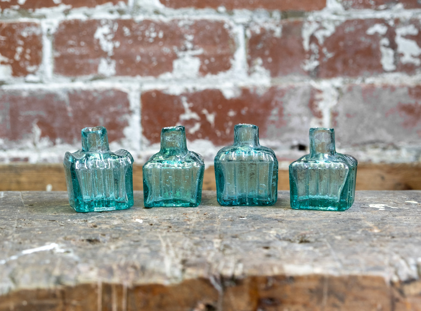 Victorian Glass Ink Pots