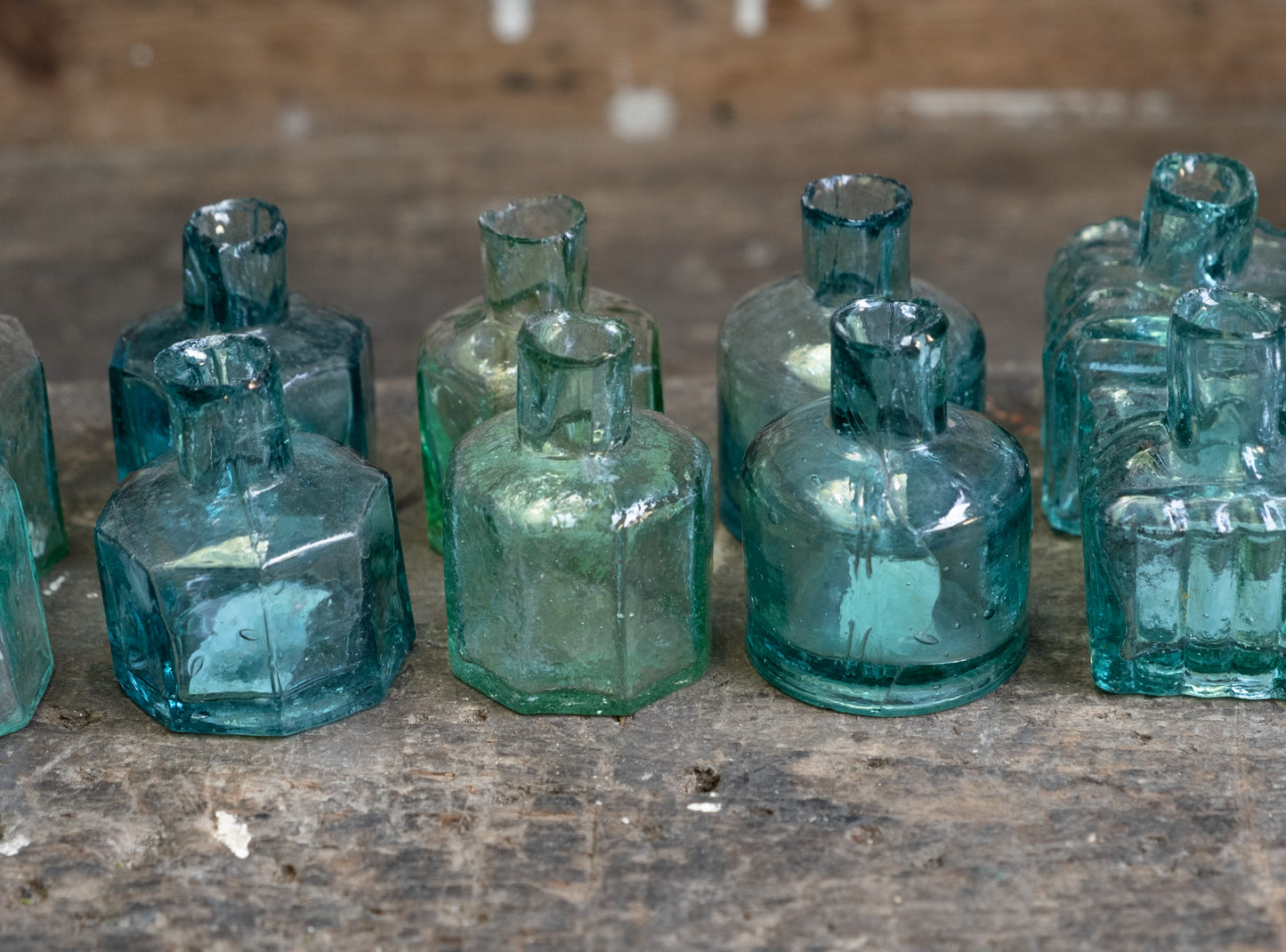 Victorian Glass Ink Pots