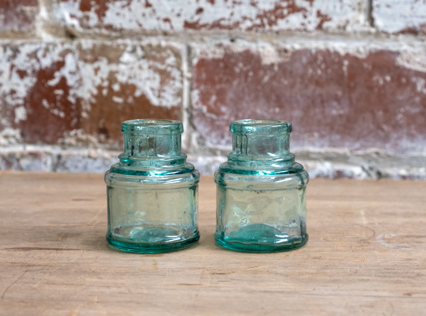 Victorian Glass Ink Pots