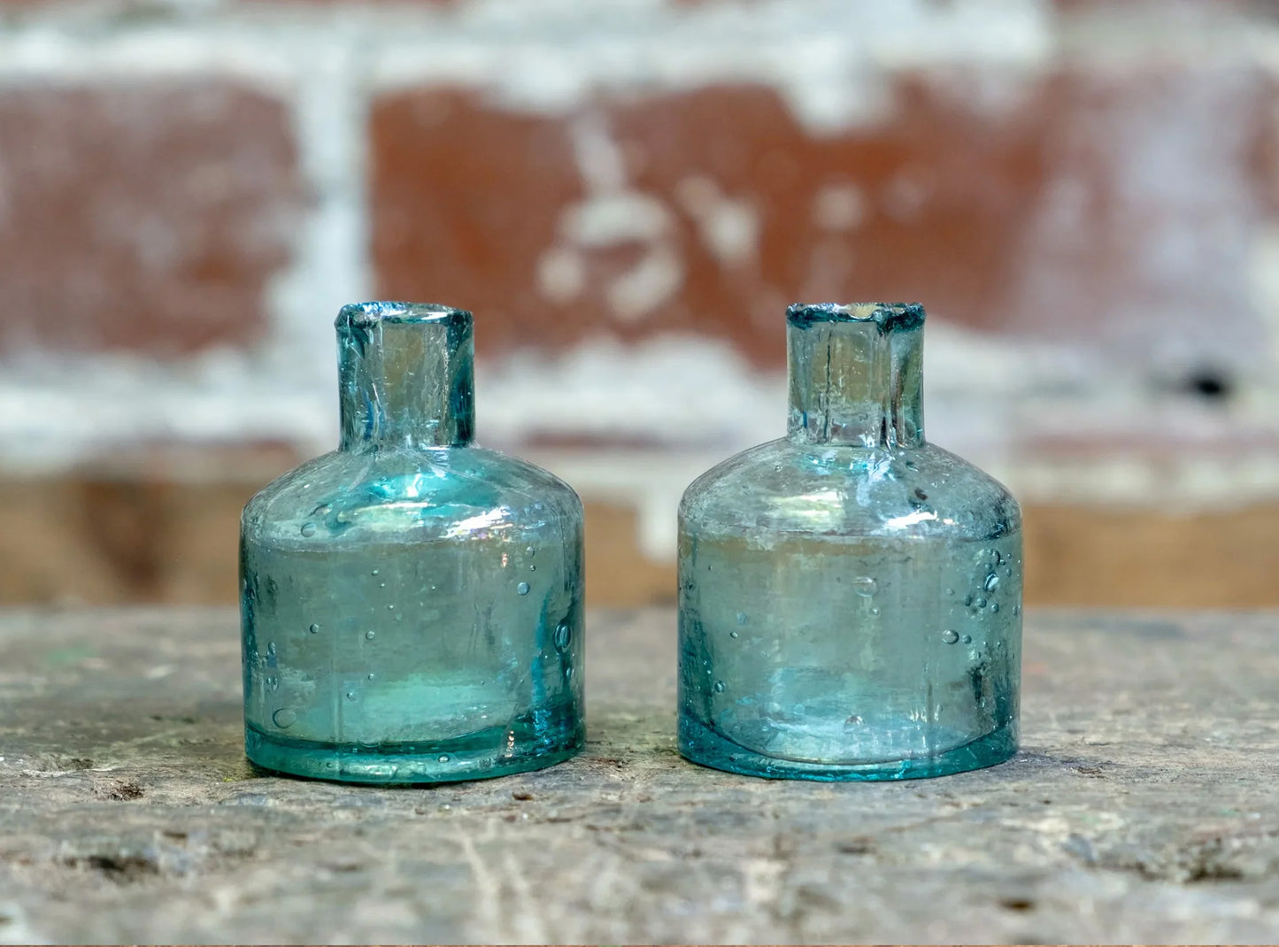Victorian Glass Ink Pots