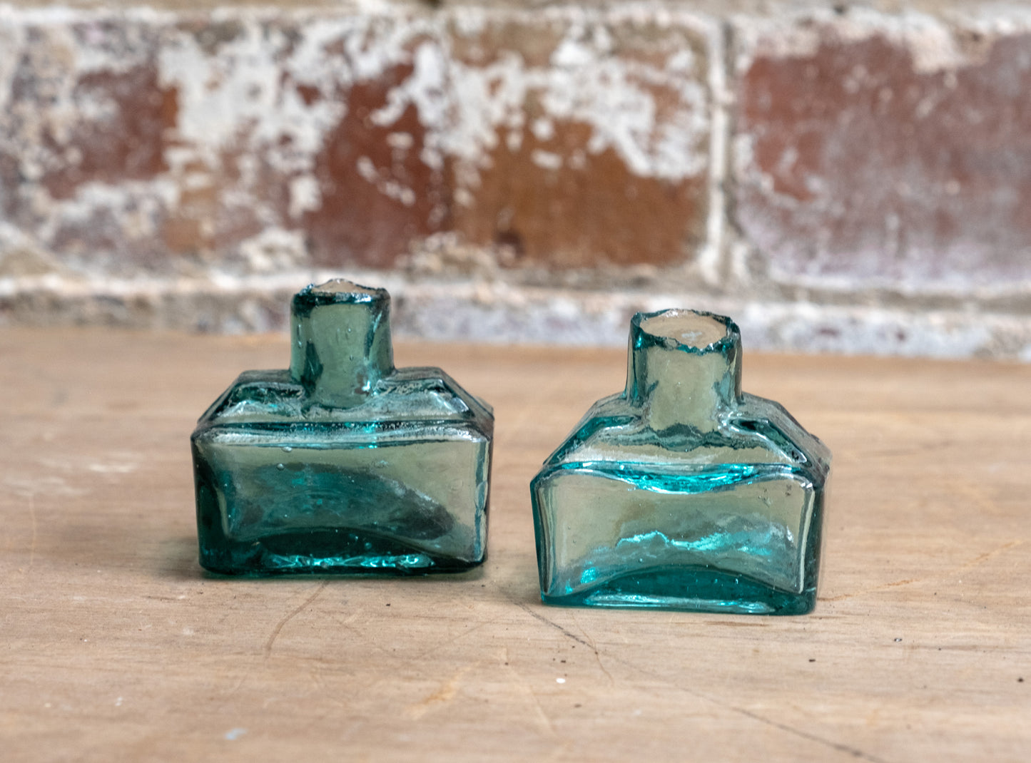 Victorian Glass Ink Pots