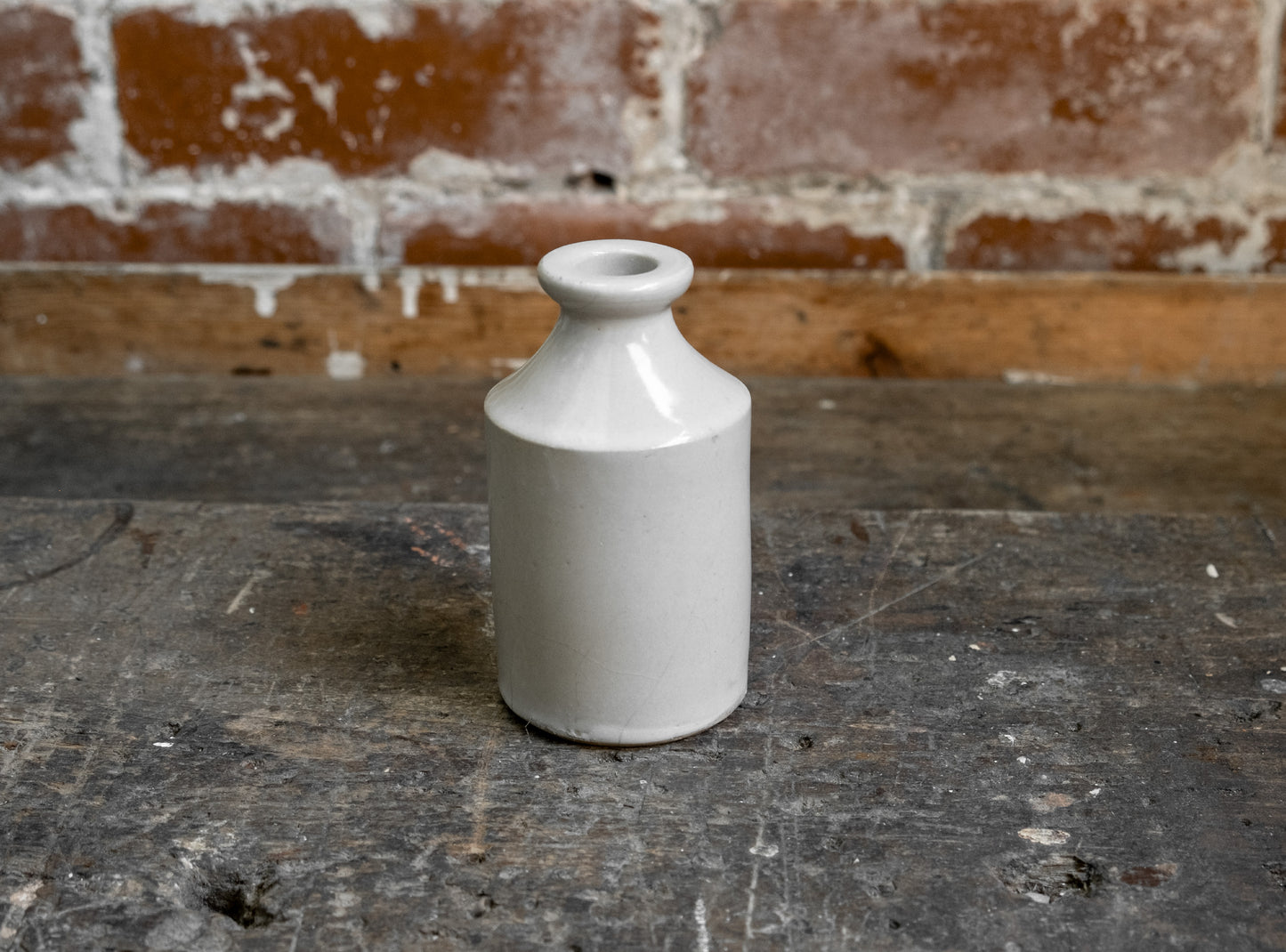 Viktorianische Tintenfässer aus Steingut