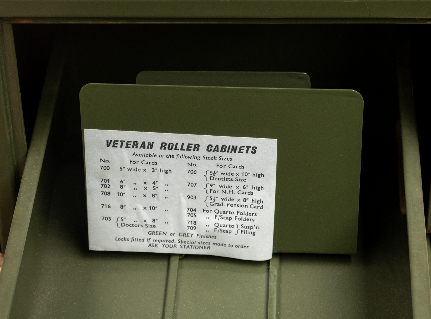 Veteran Series Filing Drawers