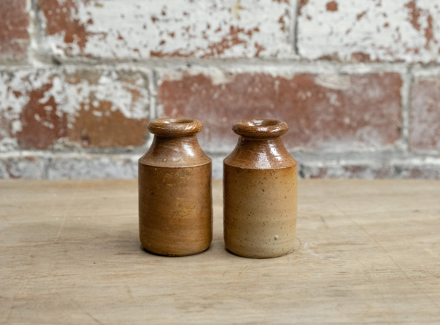 Victorian Round Top Blacking Pots