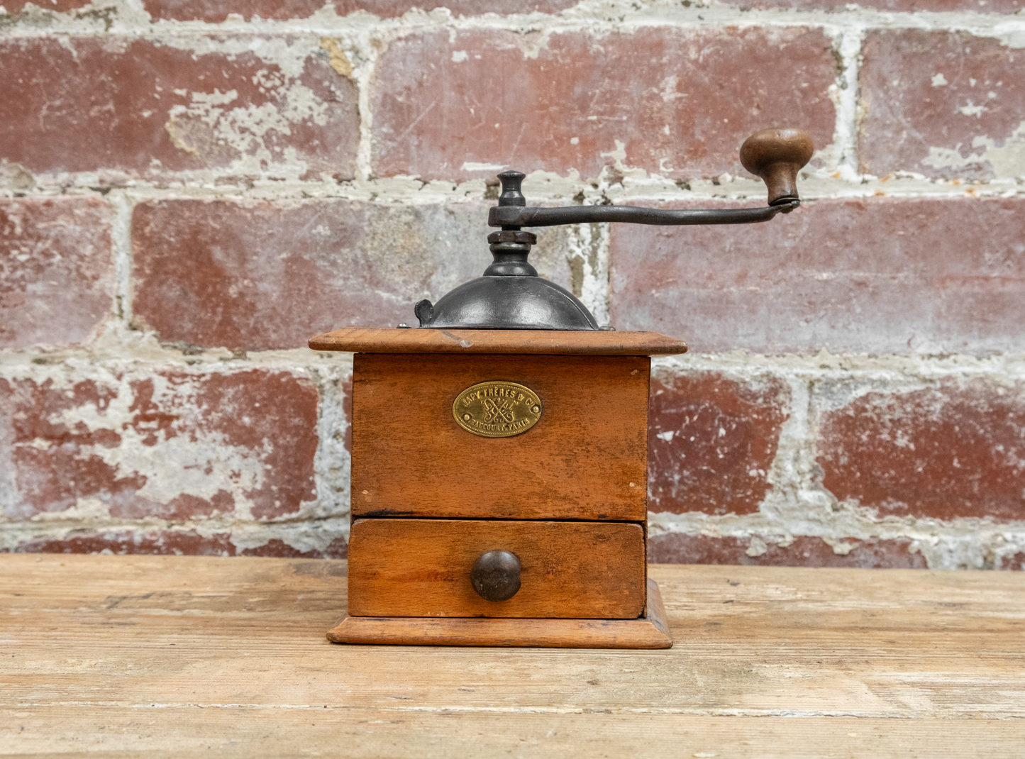 Vintage Wooden Coffee Grinder