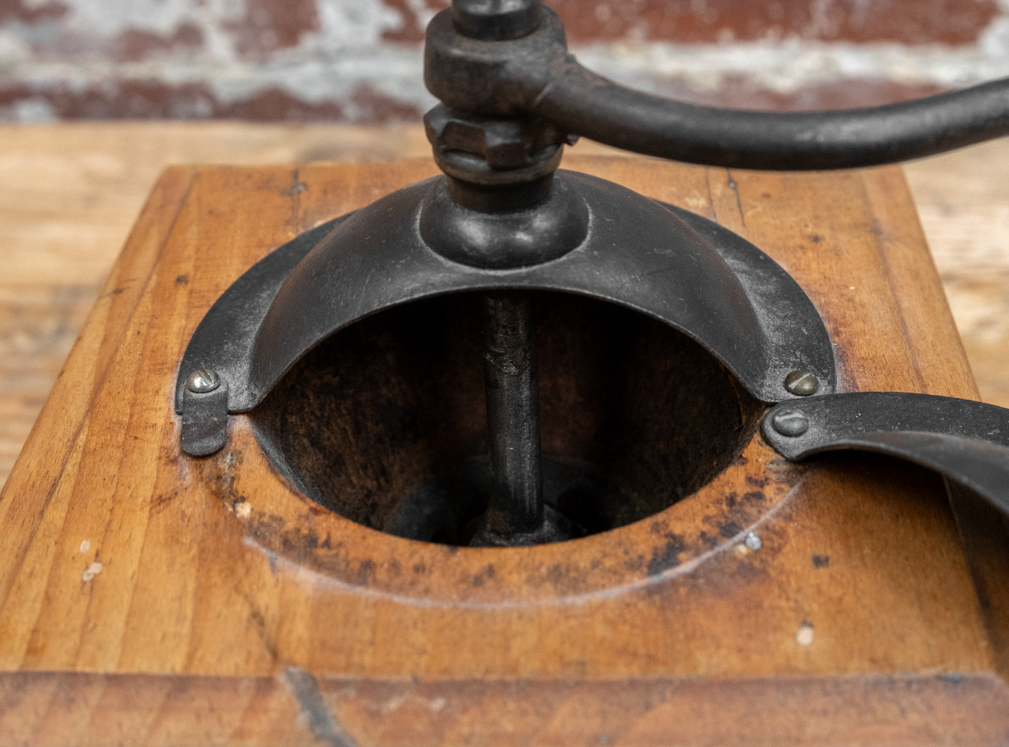 Vintage Wooden Coffee Grinder