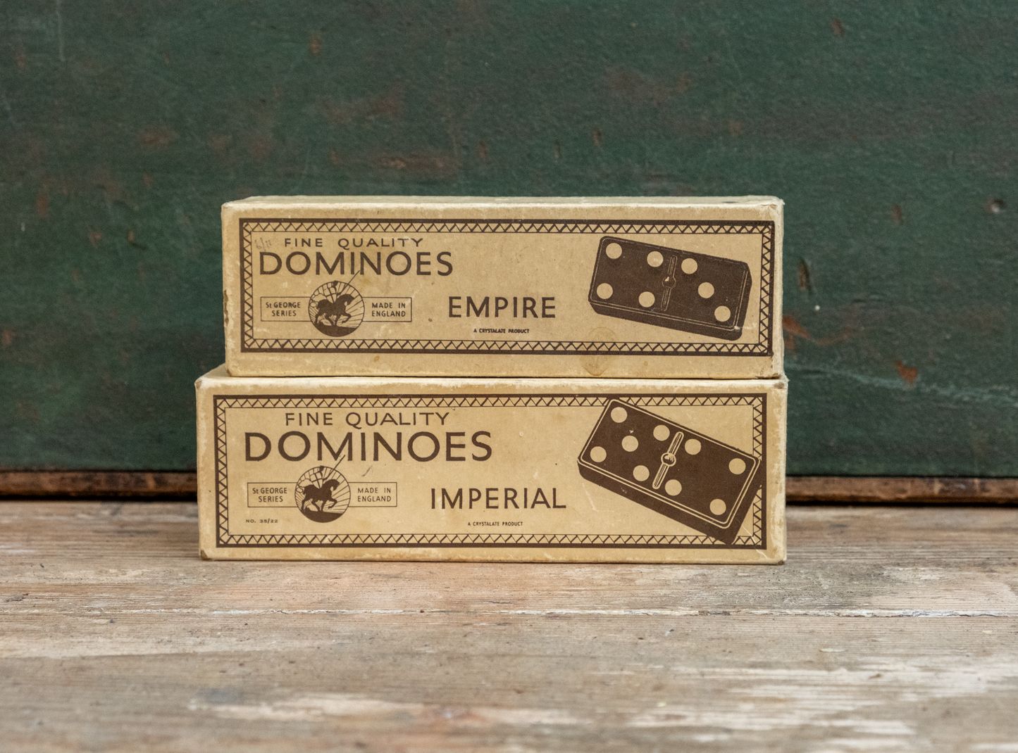 Vintage St. George Dominoes