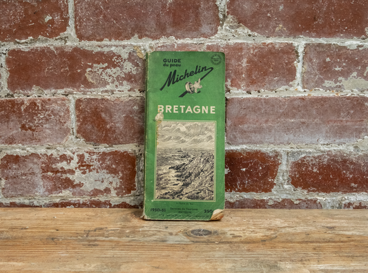 Vintage Michelin Guide of Bretagne
