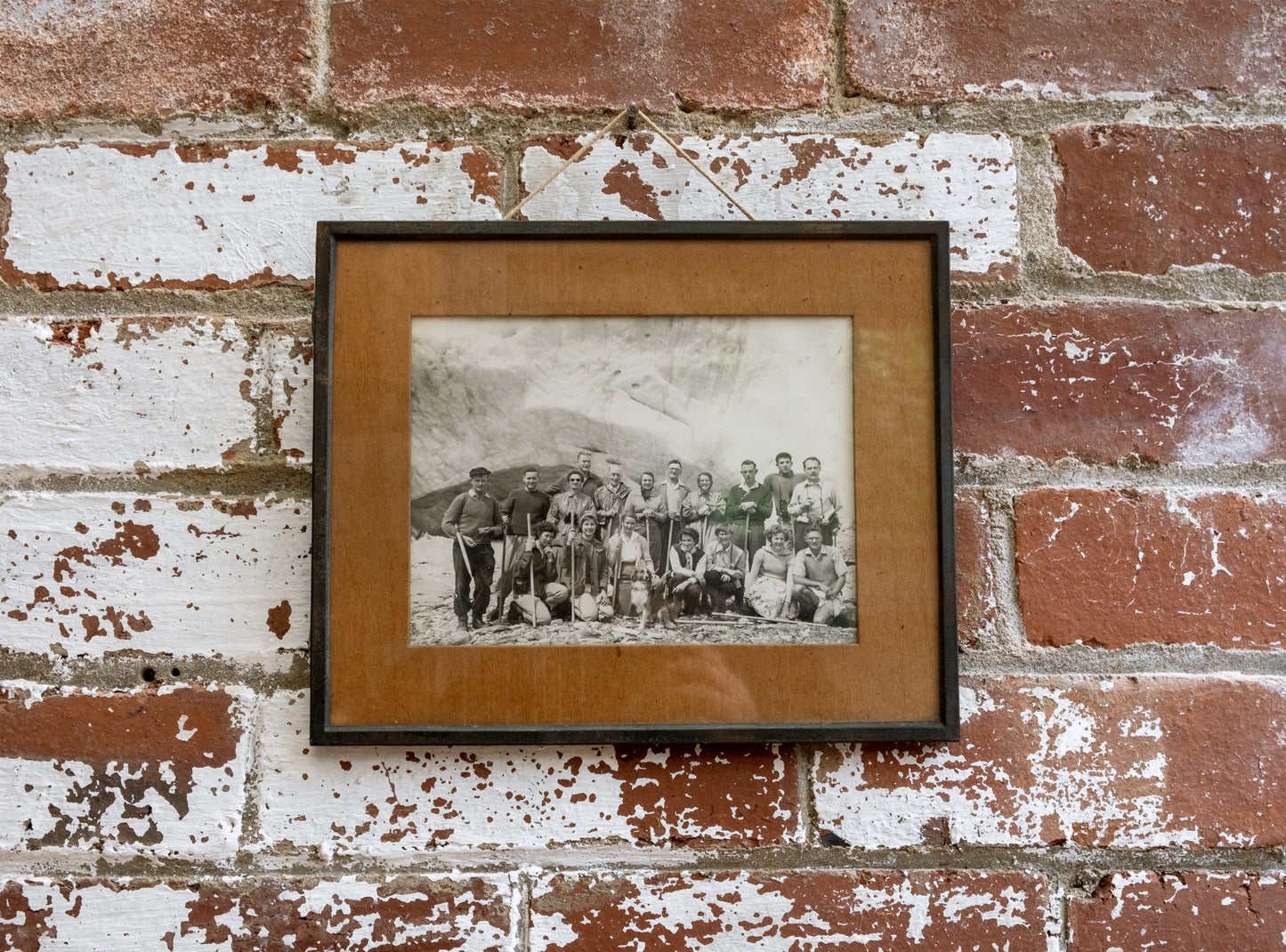 New Zealand Expedition Photograph in Metal Frame