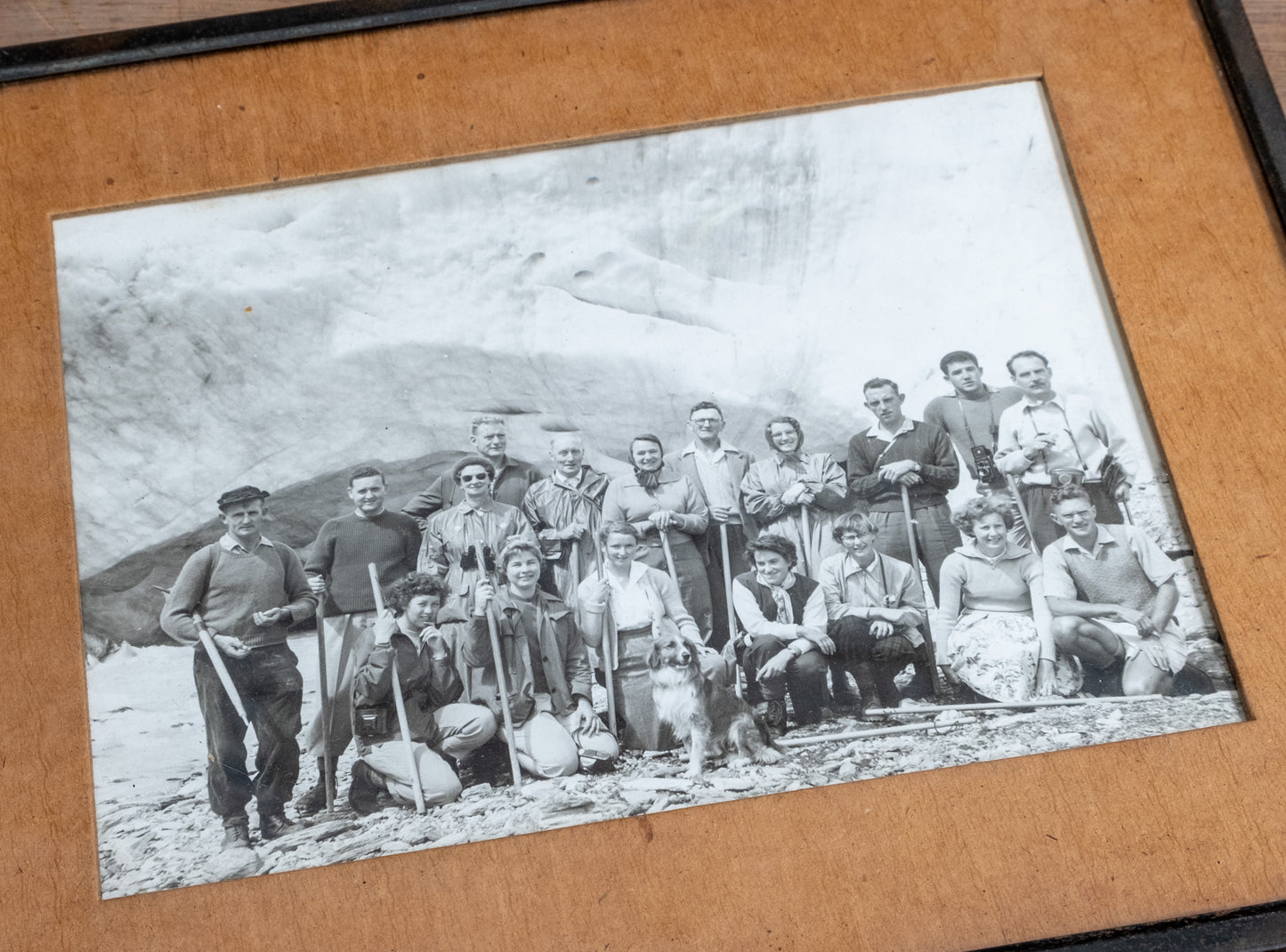 New Zealand Expedition Photograph in Metal Frame