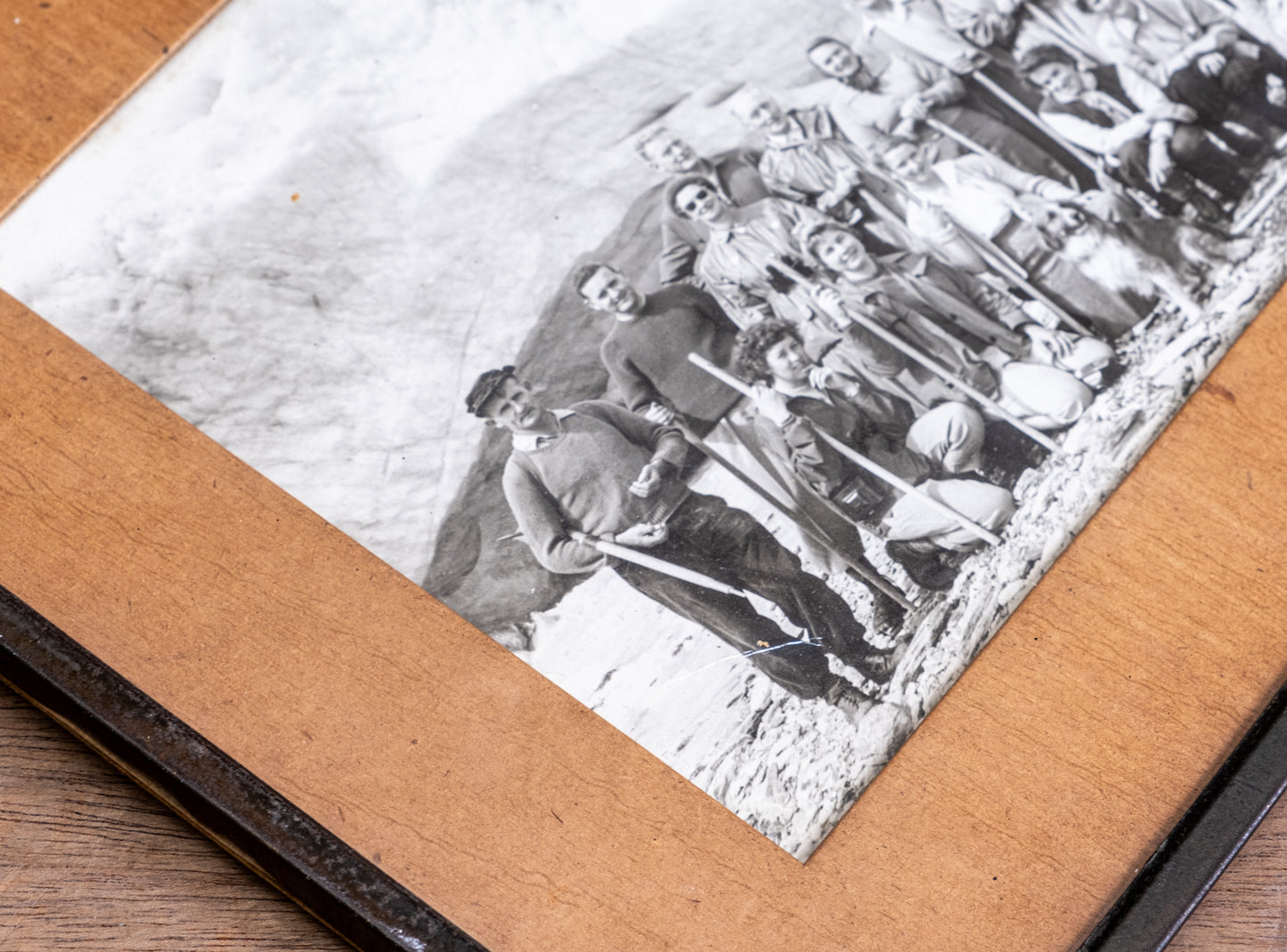 New Zealand Expedition Photograph in Metal Frame