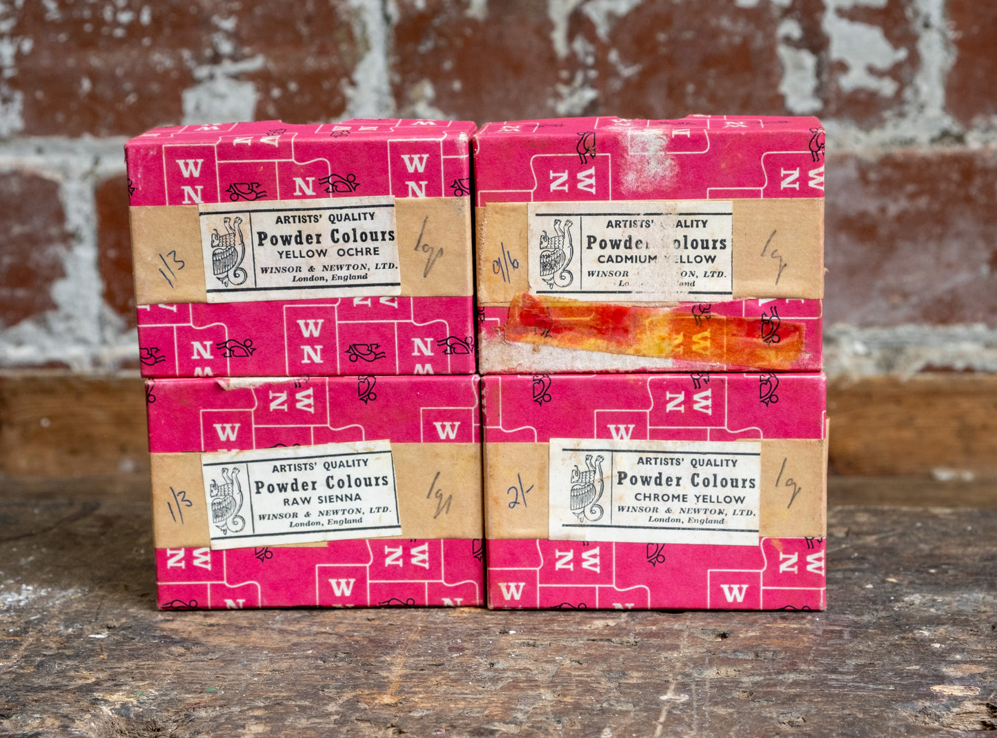 Vintage Winsor & Newton Pigments