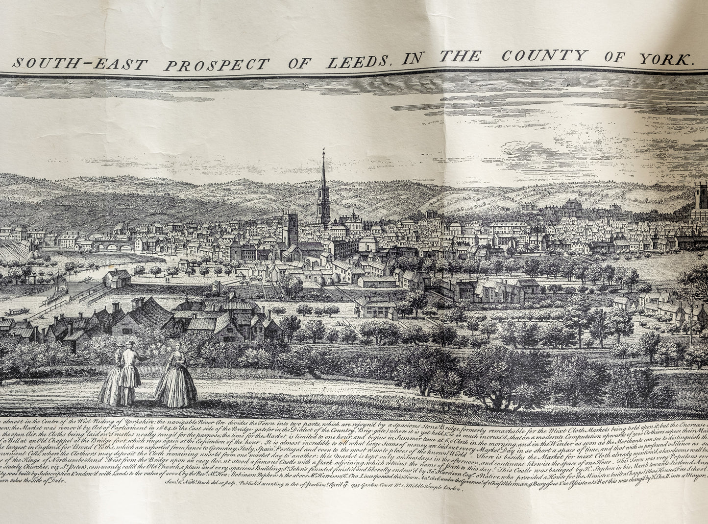 Vintage City View Etchings