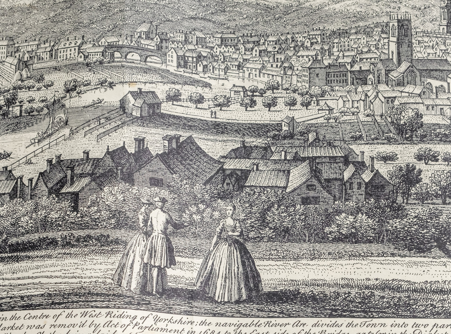 Vintage City View Etchings