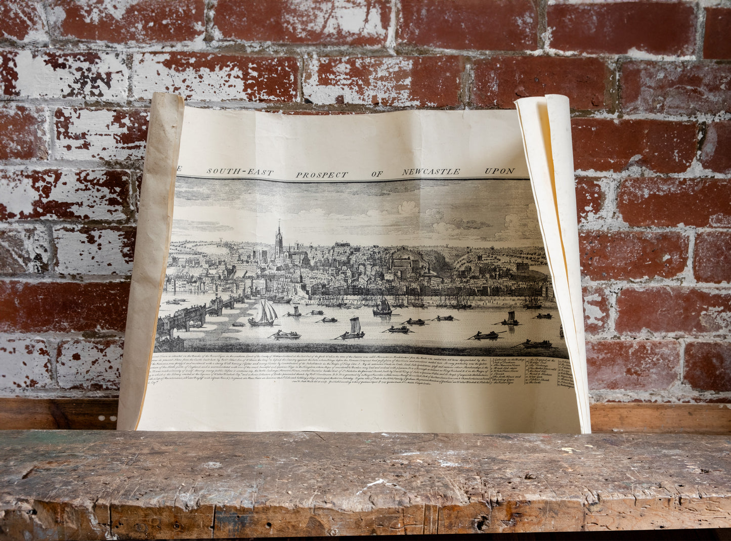 Vintage City View Etchings