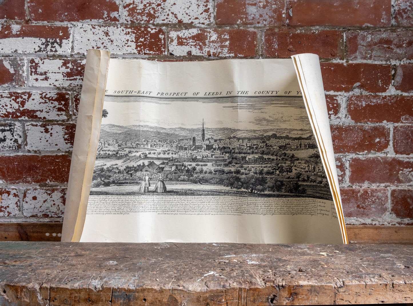 Vintage City View Etchings