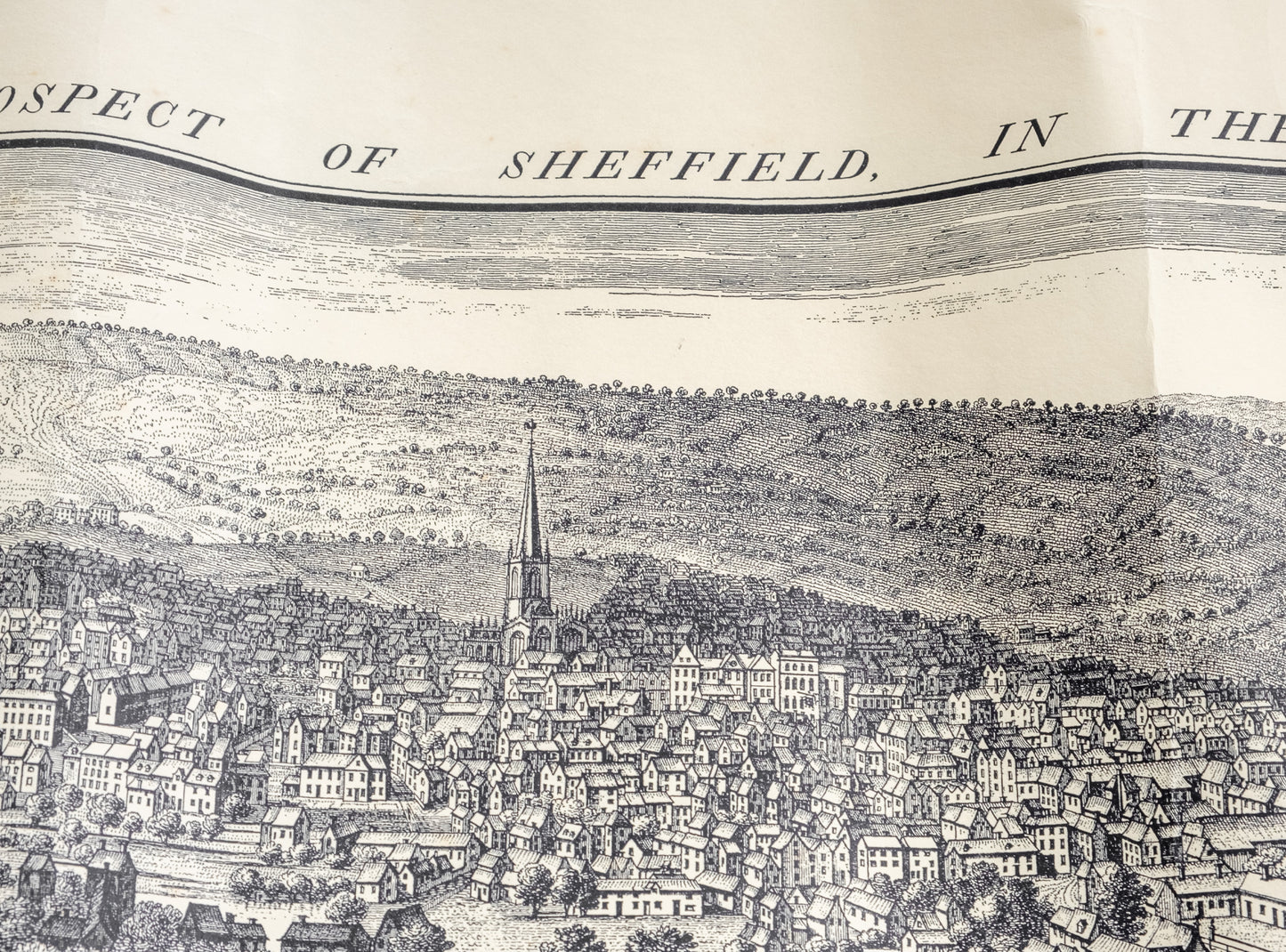 Vintage City View Etchings