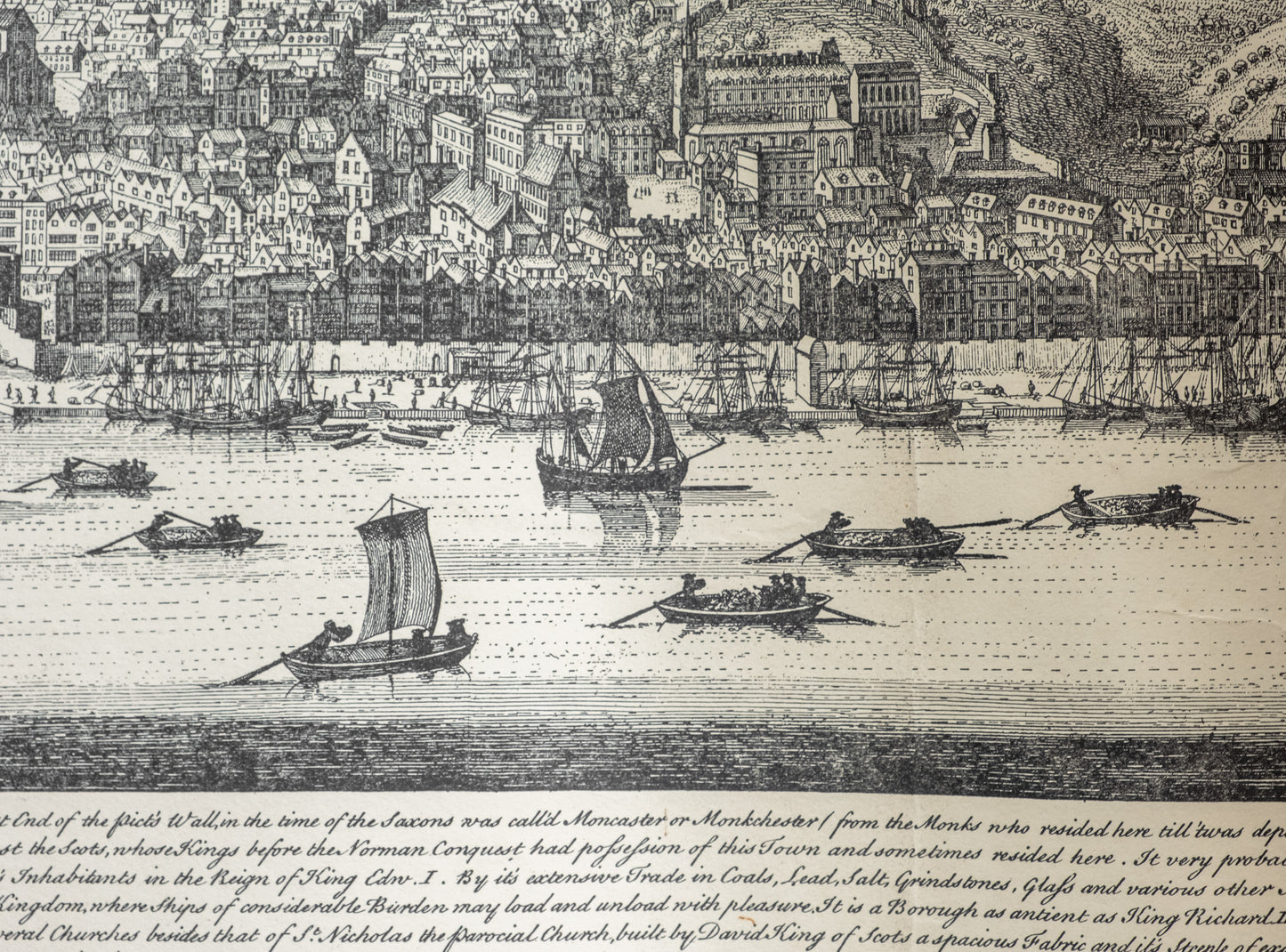 Vintage City View Etchings