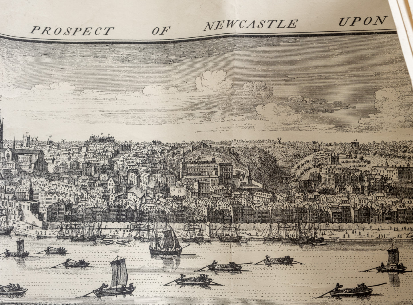 Vintage City View Etchings
