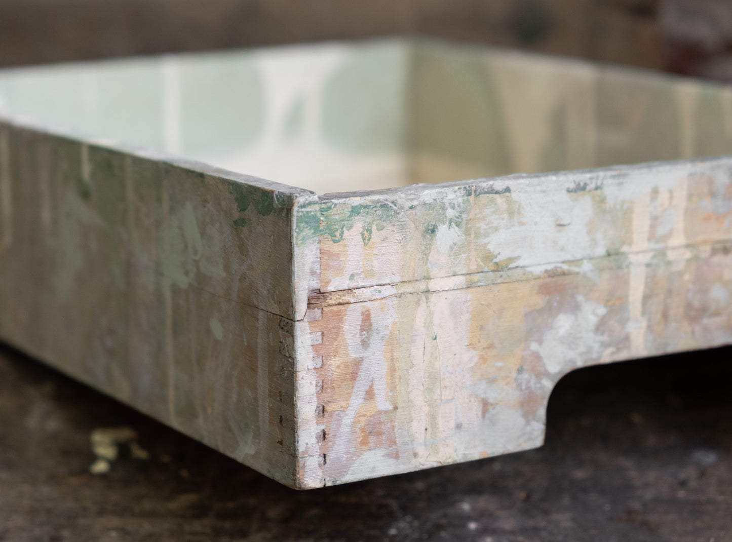 Vintage Rola-Koton Paint Nap- und Tablett-Set