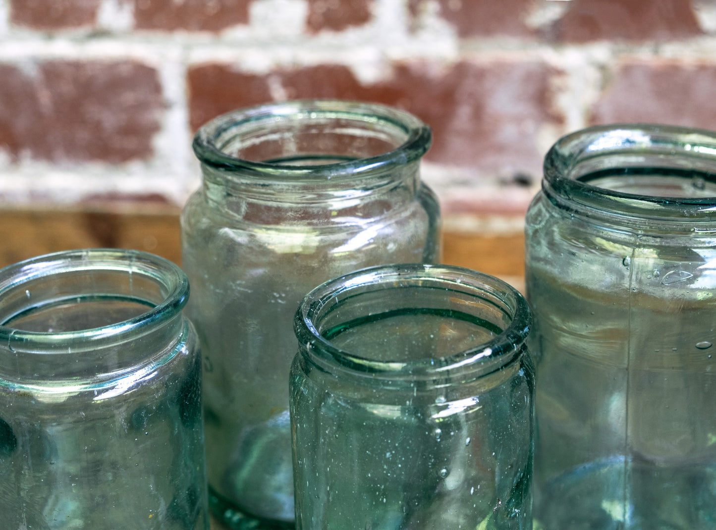 Round Glass Preserve Jars
