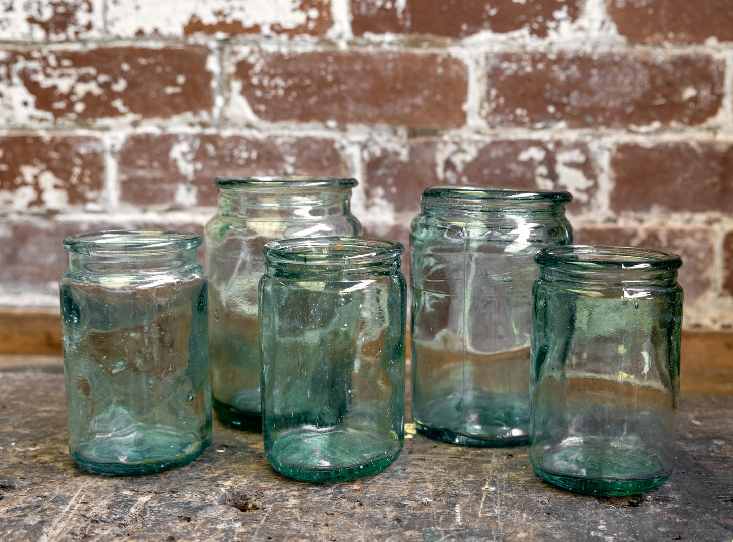 Round Glass Preserve Jars
