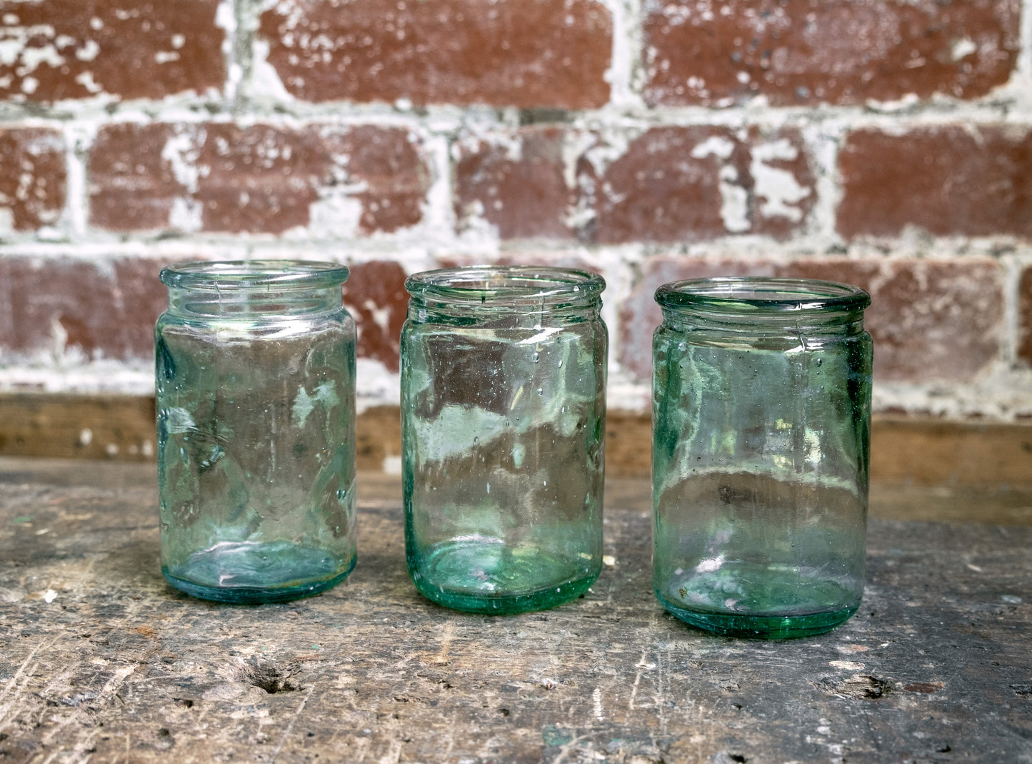 Round Glass Preserve Jars