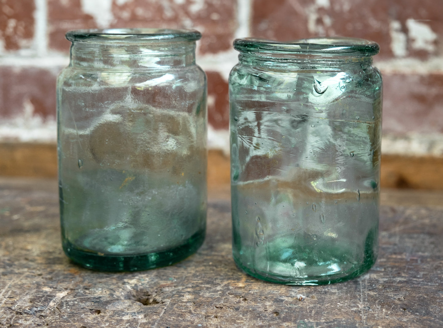 Round Glass Preserve Jars