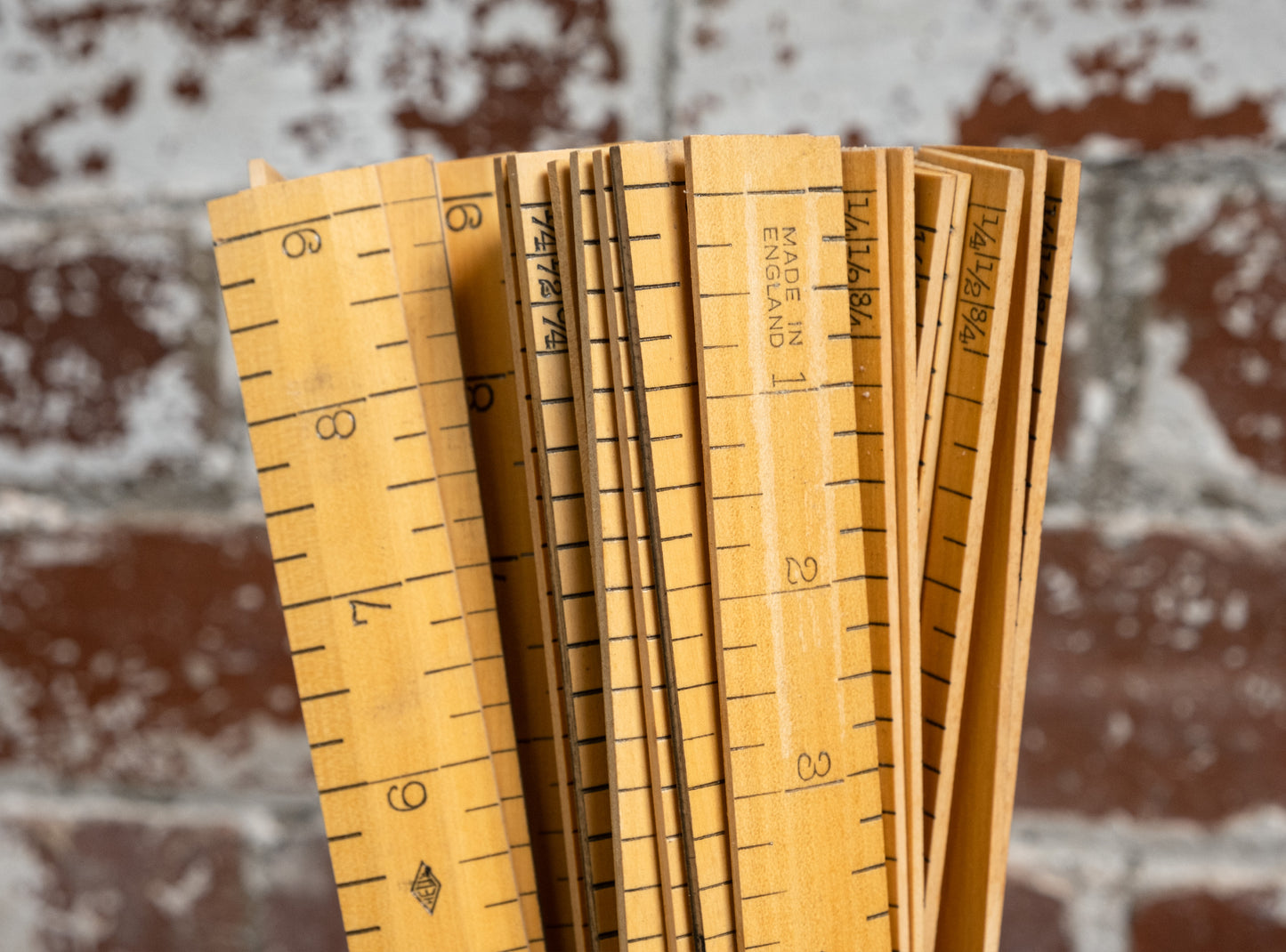 Vintage Wooden Helix Ruler