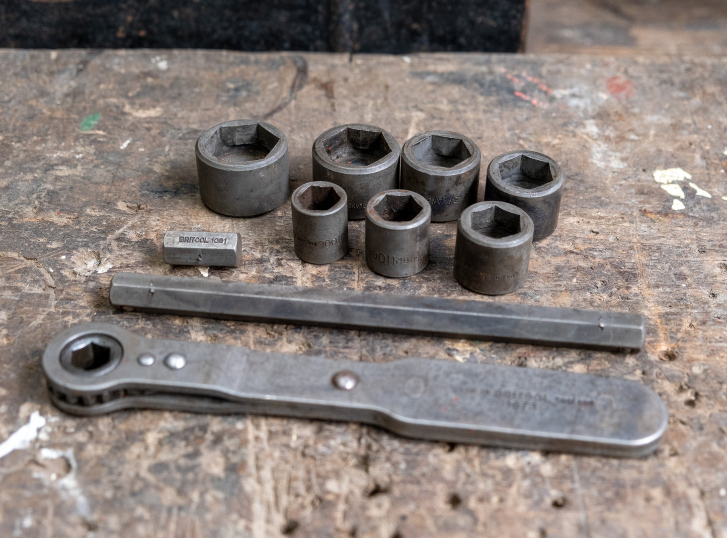 Vintage Socket Wrench Set by 'Britool'