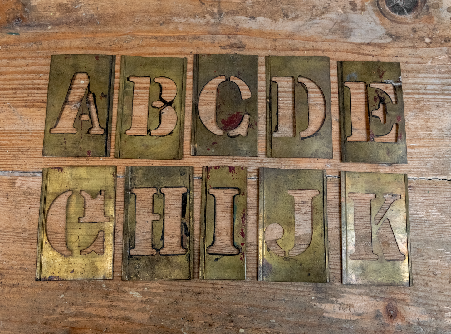 Vintage Brass Stencils