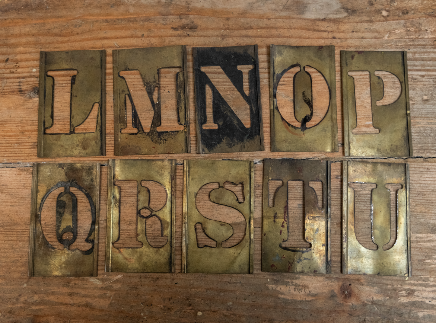 Vintage Brass Stencils