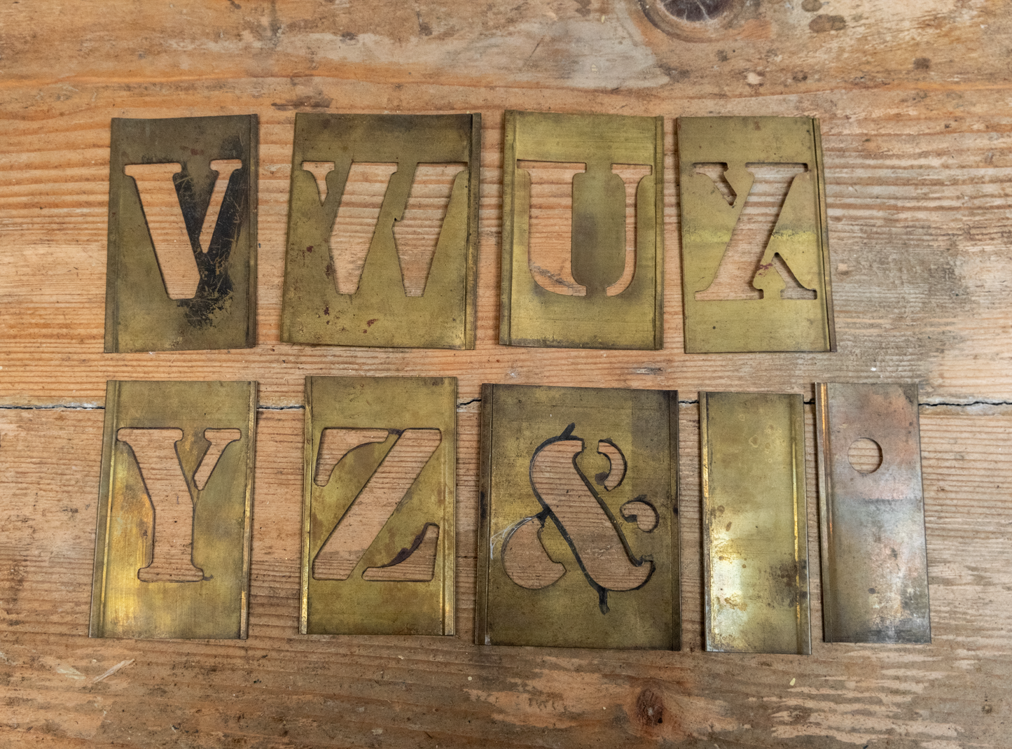 Vintage Brass Stencils