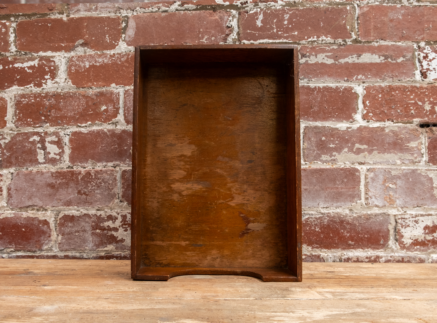 Vintage Wooden Paper Tray