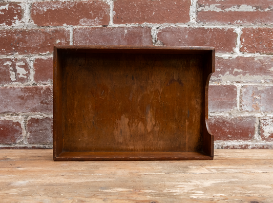 Vintage Wooden Paper Tray