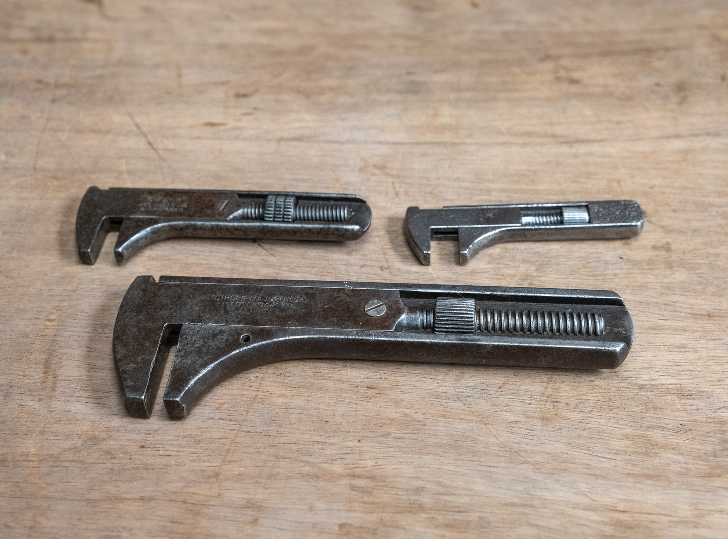 Trio of Vintage Girder Wrenches