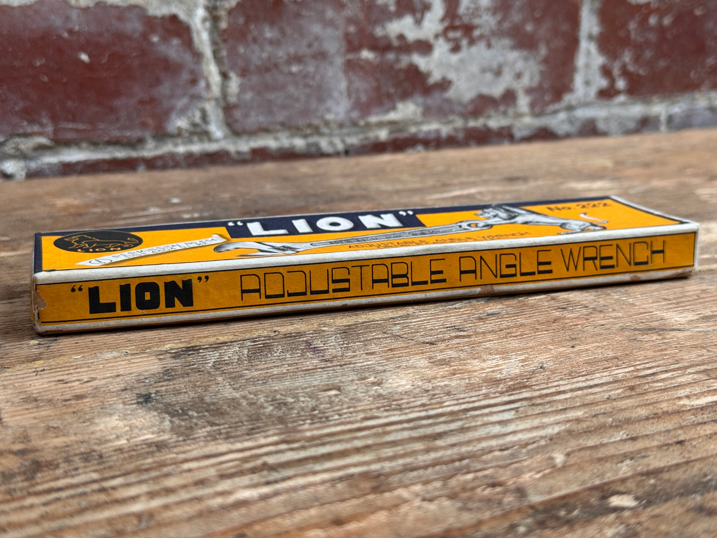 Adjustable "Lion" Wrench Boxed