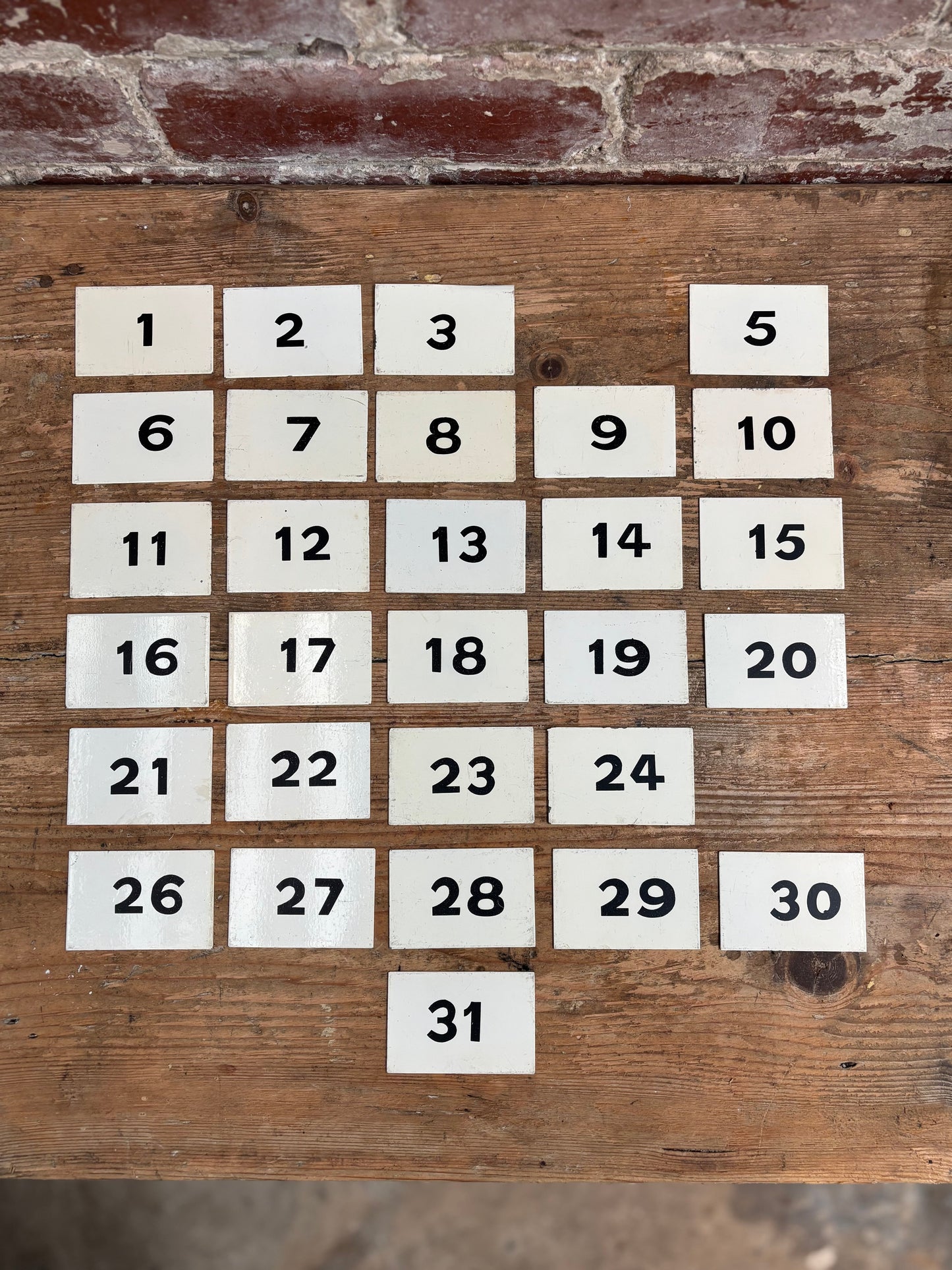 Metal Number Plaques