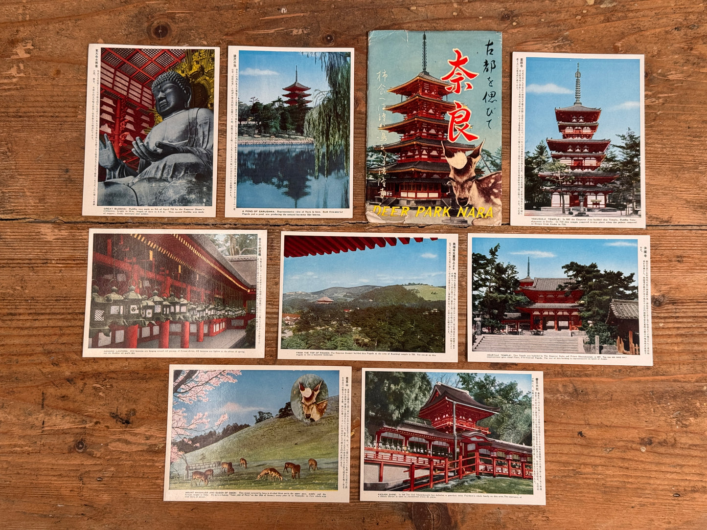 Deer Park Nara Postcards
