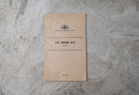 Ruled Notebook - S.O. Book 421