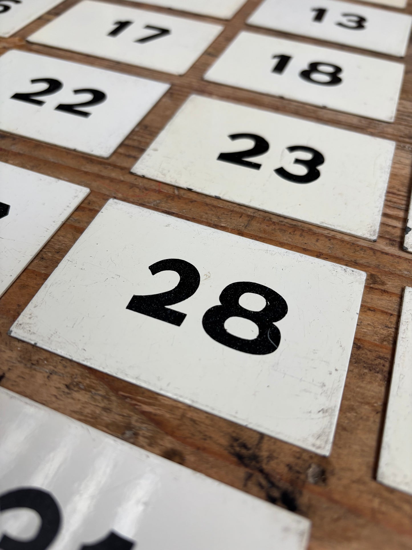 Metal Number Plaques