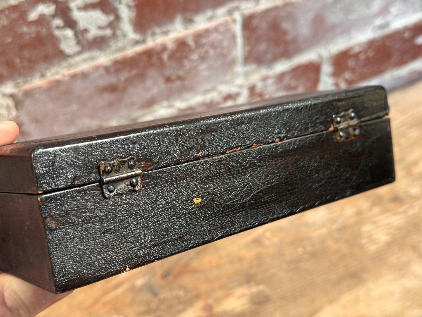Wooden Syringe Box